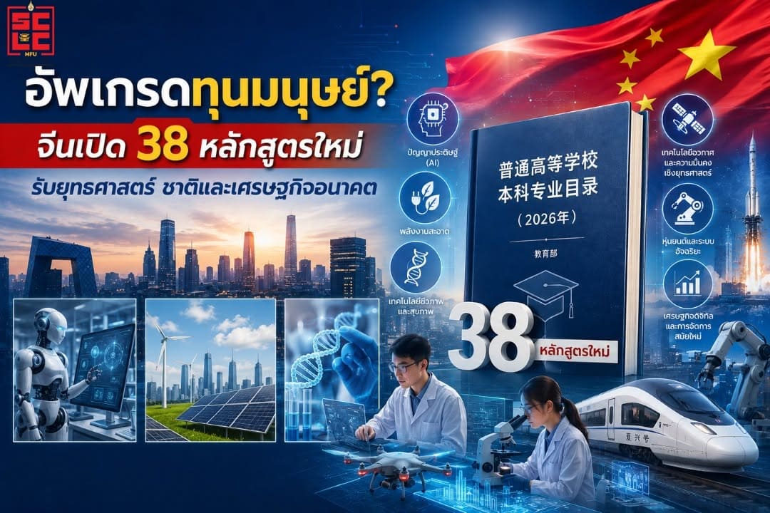 อัพเกรดทุนมนุษย์? จีนเปิด 38 หลักสูตรใหม่ รับยุทธศาสตร์ ชาติและเศรษฐกิจอนาคต