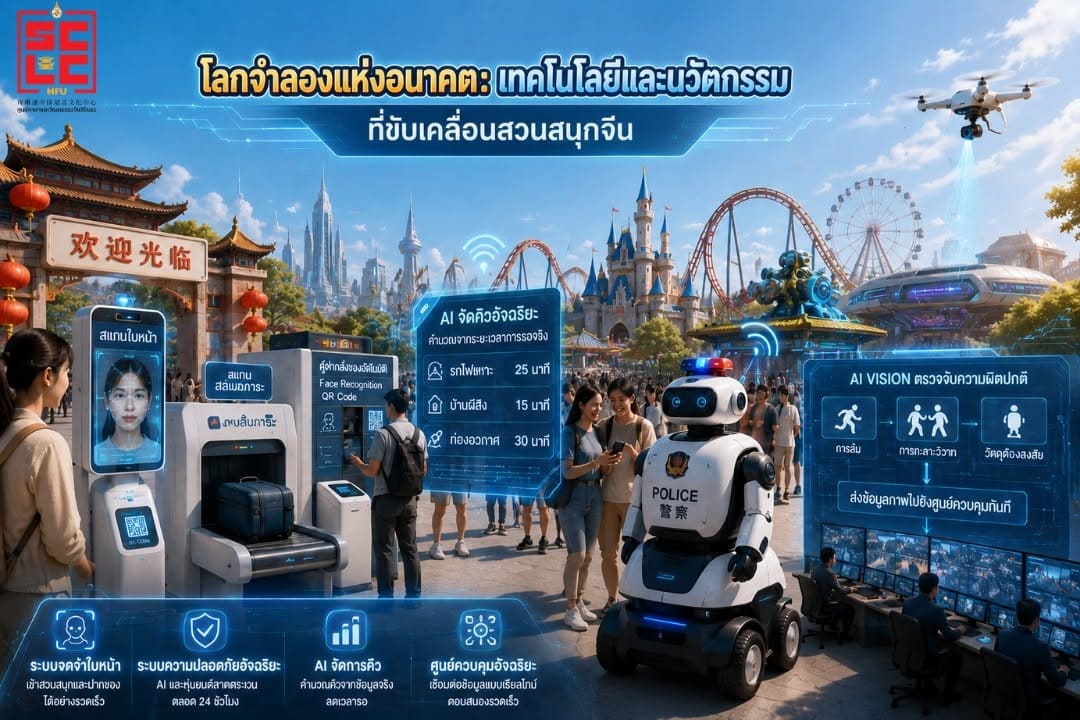 โลกจำลองแห่งอนาคต:เทคโนโลยีและนวัตกรรมที่ขับเคลื่อนสวนสนุกจีน